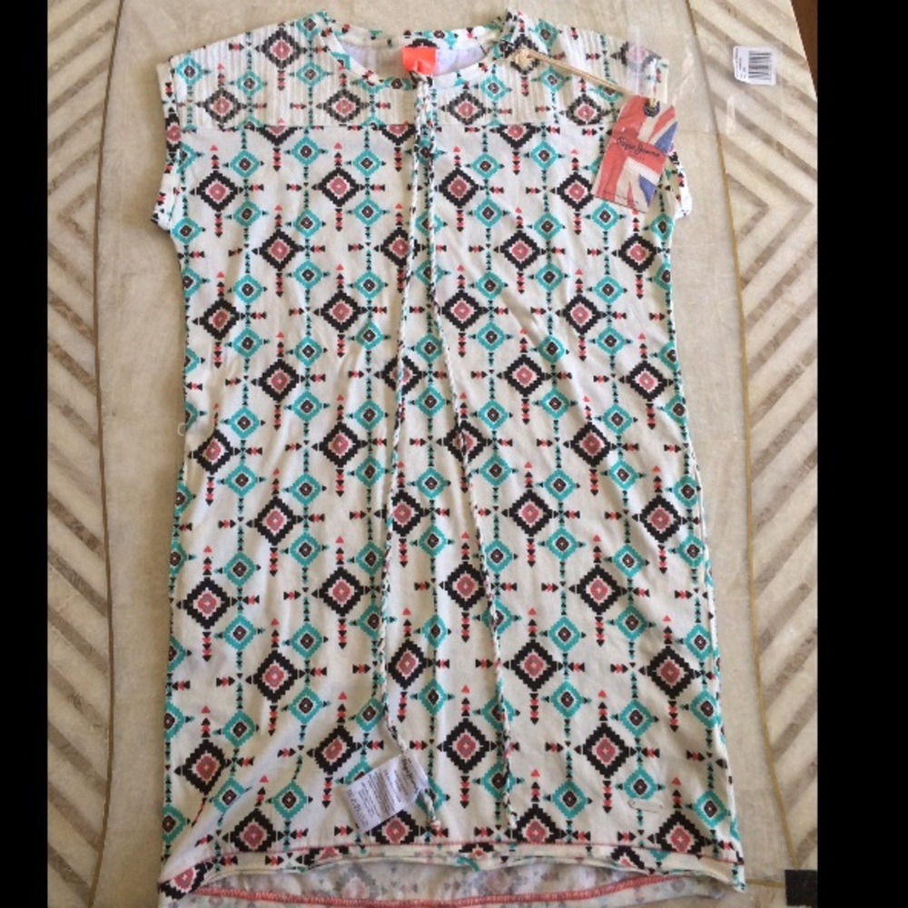 Pepe Jeans Girl's Aztec Dress, Size 12/S
